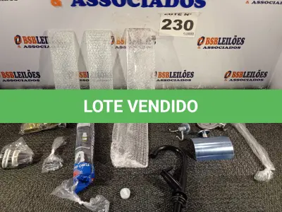 LOTE 230 - 10 – ITENS DE BANHEIRO (NO ESTADO, NÃO SABEMOS SE FUNCIONA. LEILÃO NÃO TEM GARANTIA E NEM DEVOLUÇÃO, SUJEITO A POSSÍVEIS AVARIAS VISÍVEIS/OCULTAS E/OU AUSÊNCIA DE COMPONENTES)