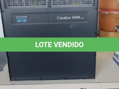 LOTE 356 - WS-C4507R-E CISCO 4500 SWITCH APARELHO RETIRADO DE EMPRESA QUE FALIU ESTAVA EM FUNCIONAMENTO MAS FICOU UM TEMPO PARADO (NO ESTADO)