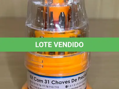 LOTE 040 - 01 KIT COM 31 CHAVES DE PRECISÃO (NO ESTADO)