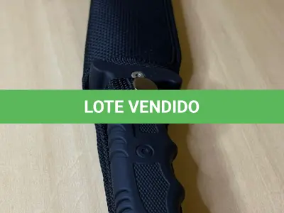 LOTE 046 - 01 FACÃO ESPORTIVO PRETO(NO ESTADO)