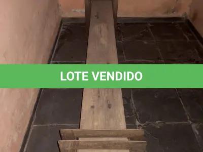 LOTE 265 - BANCO RUSTICO DE DORMENTE COM 2,10   DE COMPRIMENTO(NO ESTADO)