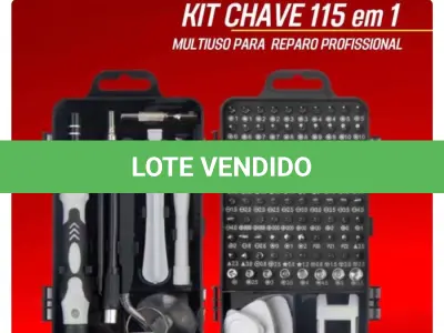 LOTE 055 - 01 KIT PROFISSIONAL COM 115 CHAVES MULTIUSO(NO ESTADO)