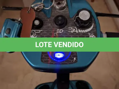 LOTE 267 - SCOOTER FUNCIONANDO PERFEITAMENTE CARGA NA BATERIA TUDO OK ÓTIMO ESTADO ENVIAMOS PARA QUALQUER LUGAR DO BRASIL, MEDIANTE PAGAMENTO DO FRETE POR CONTA DO COMPRADOR (NO ESTADO)