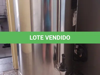 LOTE 424 - CAFETEIRA  EM INOX (NO ESTADO)