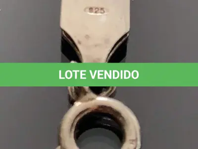 LOTE 305 - PULSEIRA PRATA 925,  COM BANHO DE OURO ROSÉ E AMARELO, MEDINDO 19 CM, (NO ESTADO)