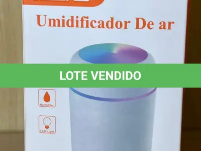 LOTE 025 - 01 UMIDIFICADOR DE AR PORTÁTIL(NO ESTADO)