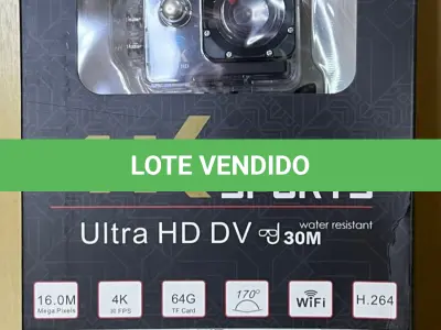 LOTE 005 - 01 CÂMERA ESPORTIVA 4K SPORTS ULTRAWIDE(NO ESTADO)