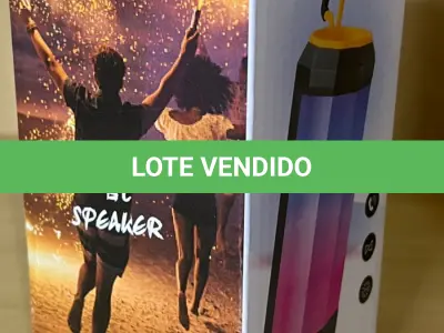 LOTE 015 - 01 CAIXA DE SOM COM BATERIA DE ATE 12H DE DURAÇÃO(NO ESTADO)