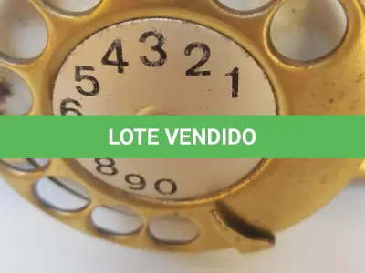 LOTE 225 - TELEFONE ANTIGO MANUFATURA TELEART (NO ESTADO)