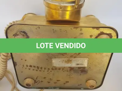LOTE 225 - TELEFONE ANTIGO MANUFATURA TELEART (NO ESTADO)