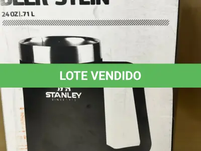 LOTE 014 - 01 COPO STANLEY BEER STEIN GRANDE NA COR VERDE(NO ESTADO)