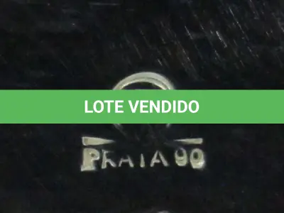 LOTE 217 - TRAVESSA EM METAL ESPESSURADO A PRATA, 64CM X 26CM (NO ESTADO)
