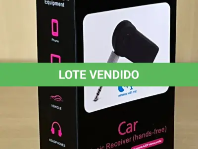 LOTE 008 - 01 ADAPTADOR DE BLUETOOTH PARA CARRO(NO ESTADO)