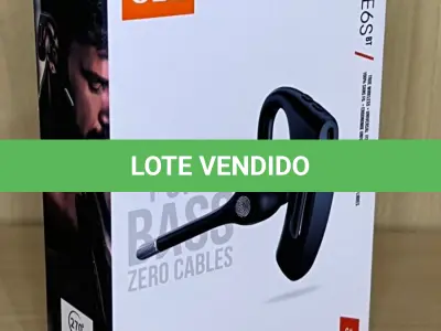 LOTE 050 - 01 FONE DE OUVIDO SEM FIO COM MICROFONE ESTENDIDO (NO ESTADO)