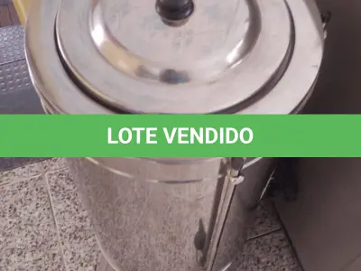 LOTE 424 - CAFETEIRA  EM INOX (NO ESTADO)