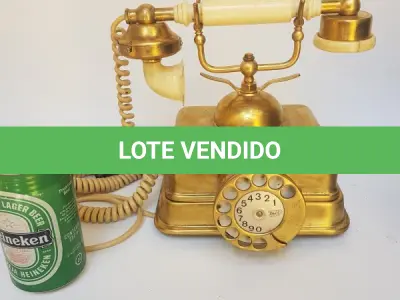 LOTE 225 - TELEFONE ANTIGO MANUFATURA TELEART (NO ESTADO)