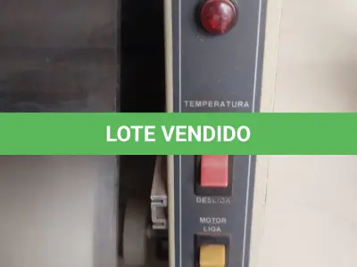 LOTE 428 - 01 PLASTIFICADORA FUNCIONA ATE O MOMENTO (NO ESTADO)