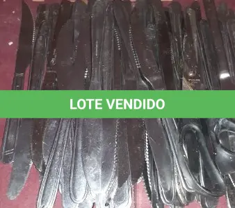 LOTE 405 - LOTE COM: 200 FACAS EM INOX (NO ESTADO)