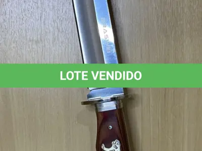 LOTE 018 - 01 FACÃO PARA PESCA/ CHURRASCO – BRASWEI TIGRE(NO ESTADO)