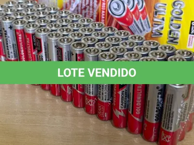 LOTE 029 - 01 CAIXA COM 60 PILHAS AAA(NO ESTADO)