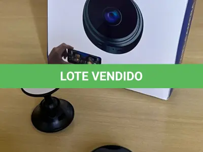 LOTE 041 - 01 MINI CÂMERA ESPIÃ WI-FI(NO ESTADO)