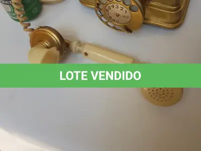 LOTE 225 - TELEFONE ANTIGO MANUFATURA TELEART (NO ESTADO)