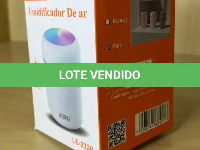 LOTE 025 - 01 UMIDIFICADOR DE AR PORTÁTIL(NO ESTADO)