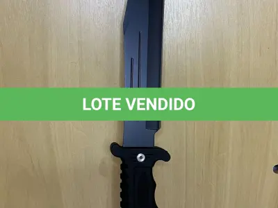 LOTE 093 - 01 FACÃO ESPORTIVO PRETO (NO ESTADO)