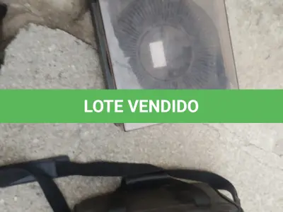LOTE 541 - LOTE COM PROJETORES FILMADORA MAIS SLIDES (NO ESTADO)