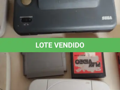LOTE 520 - LOTE COM VIDEOGAMES (NO ESTADO)