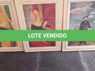 LOTE 524 - LOTE COM DIVERSOS QUADROS ANTIGOS (NO ESTADO)