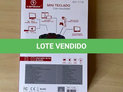 LOTE 110 - 01 TECLADO MINI PORTÁTIL SMART USB (NO ESTADO)