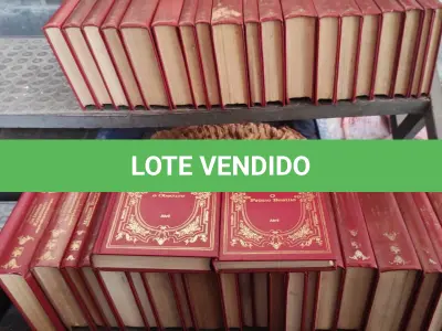 LOTE 615 - COLEÇÃO  OS IMORTAIS DA LITERATURA UNIVERSAL  COM 43  VOLUMES (NO ESTADO)