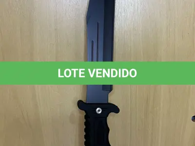 LOTE 111 - 01 FACÃO ESPORTIVO PRETO (NO ESTADO)