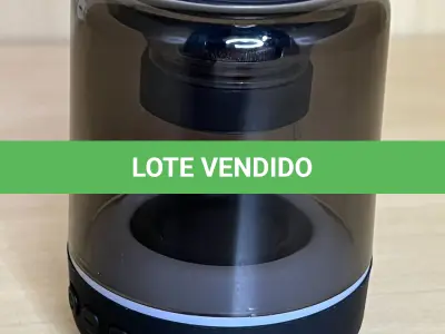 LOTE 097 - 01 CAIXINHA DE SOM PRETA TRANSLUCIDA (NO ESTADO)