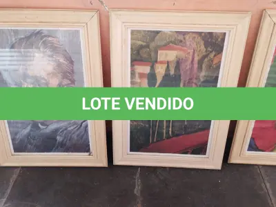 LOTE 524 - LOTE COM DIVERSOS QUADROS ANTIGOS (NO ESTADO)