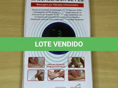 LOTE 102 - 01 MASSAGEADOR DE PÉS COM DIVERSAS  (NO ESTADO)INTENSIDADES