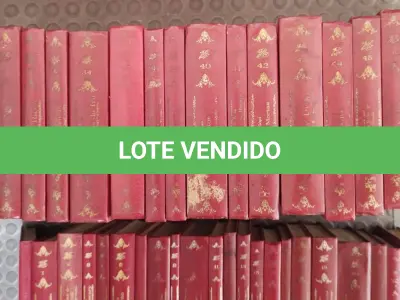 LOTE 615 - COLEÇÃO  OS IMORTAIS DA LITERATURA UNIVERSAL  COM 43  VOLUMES (NO ESTADO)