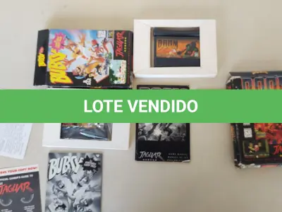 LOTE 484 - RAROS CARTUCHOS VIDEOGAME ATARI JAGUAR (NO ESTADO)