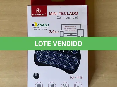 LOTE 110 - 01 TECLADO MINI PORTÁTIL SMART USB (NO ESTADO)