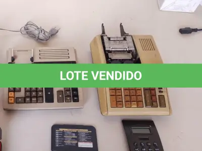 LOTE 493 - LOTE COM MÁQUINAS ANTIGAS (NO ESTADO)