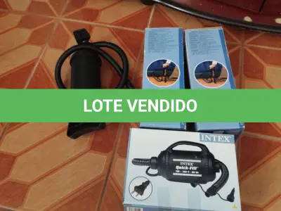 LOTE 492 - LOTE COM 3 BOMBAS DE ENCHER CAMA E PISCINA INFLÁVEL,DUAS MANUAIS,E UMA ELÉTRICA (NO ESTADO)