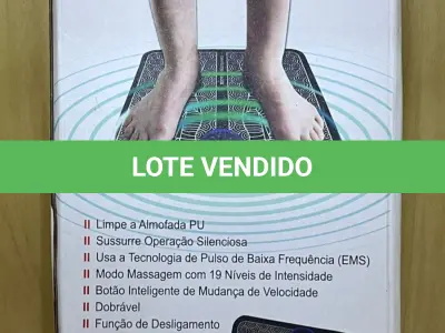 LOTE 073 - 01 MASSAGEADOR DE PÉS COM DIVERSAS INTENSIDADES (NO ESTADO)