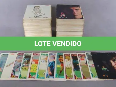 LOTE 579 - COLECIONISMO, MAIS DE QUATROCENTOS (+400) CARDS DO CAMPEONATO DE FUTEBOL ITALIANO.(NO ESTADO)