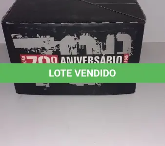 LOTE 592 - COLEÇÃO 70 ª ANIVERSÁRIO DA SEGUNDA GUERRA MUNDIAL COMPLETA COM LIVROS E DVDS (NO ESTADO)