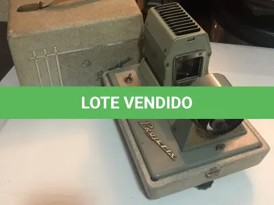 LOTE 458 - PROJETOR DE SLIDES MARCA PROJECFLX SEM  TEST VENDIDO NO ESTADO, SEM GARANTIA. (NO ESTADO)