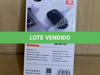 LOTE 137 - 01 MOUSE SEM FIO SLIM (NO ESTADO)