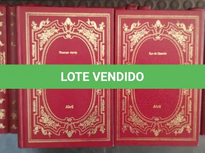 LOTE 615 - COLEÇÃO  OS IMORTAIS DA LITERATURA UNIVERSAL  COM 43  VOLUMES (NO ESTADO)