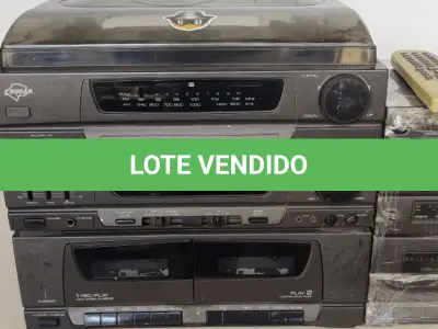 LOTE 508 - LOTE APARELHOS DE SOM LIGANDO NORMALMENTE SEM TESTES DE FUNCIONAMENTO (NO ESTADO)