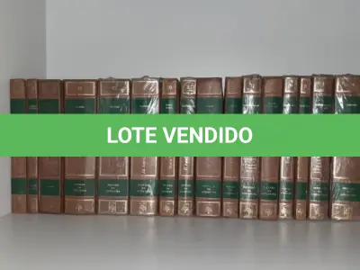 LOTE 606 - COLEÇÃO OS IMORTAIS DA LITERATURA UNIVERSAL 34 VOLUMES (NO ESTADO)